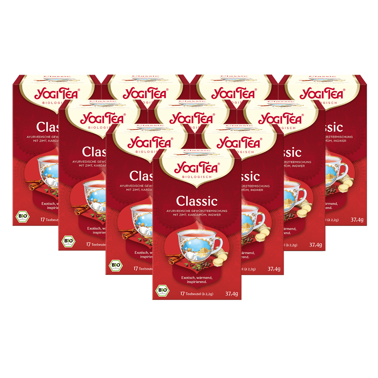 10 x BIO YOGI TEA Classic Chai | 10 x 37,4g