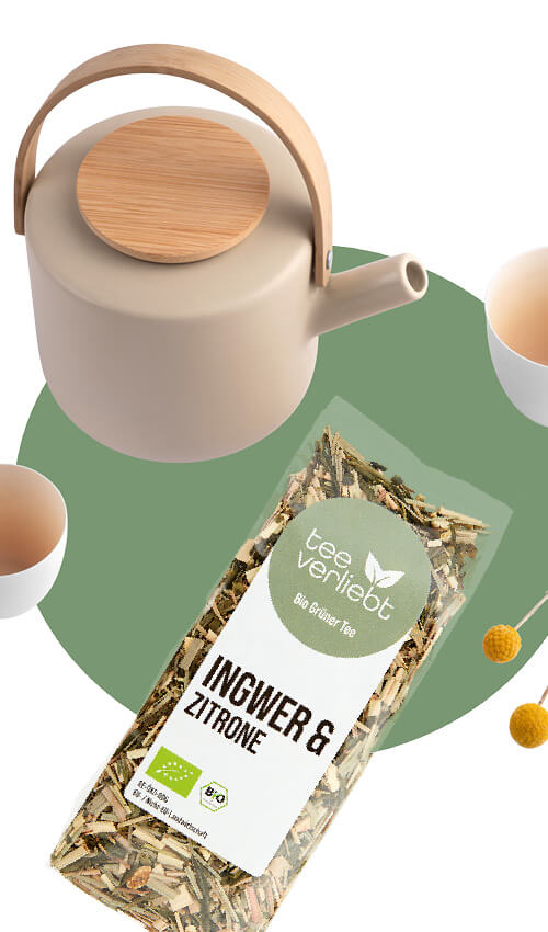 BIO Grüner Tee Ingwer & Zitrone | 1kg