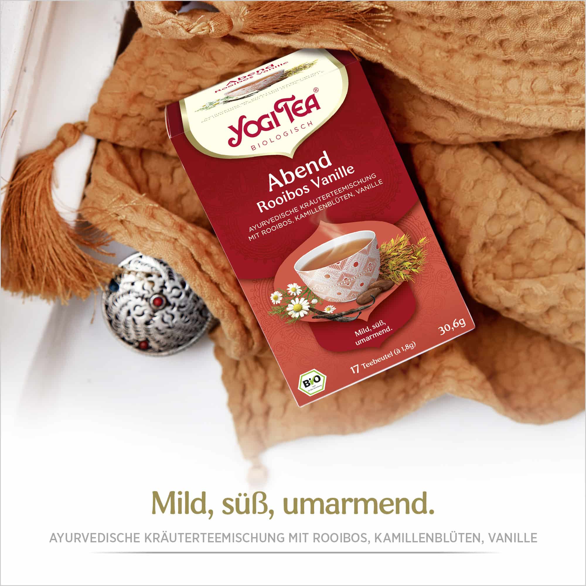 10 x BIO YOGI TEA Abend Rooibos Vanille | 10x30,6g
