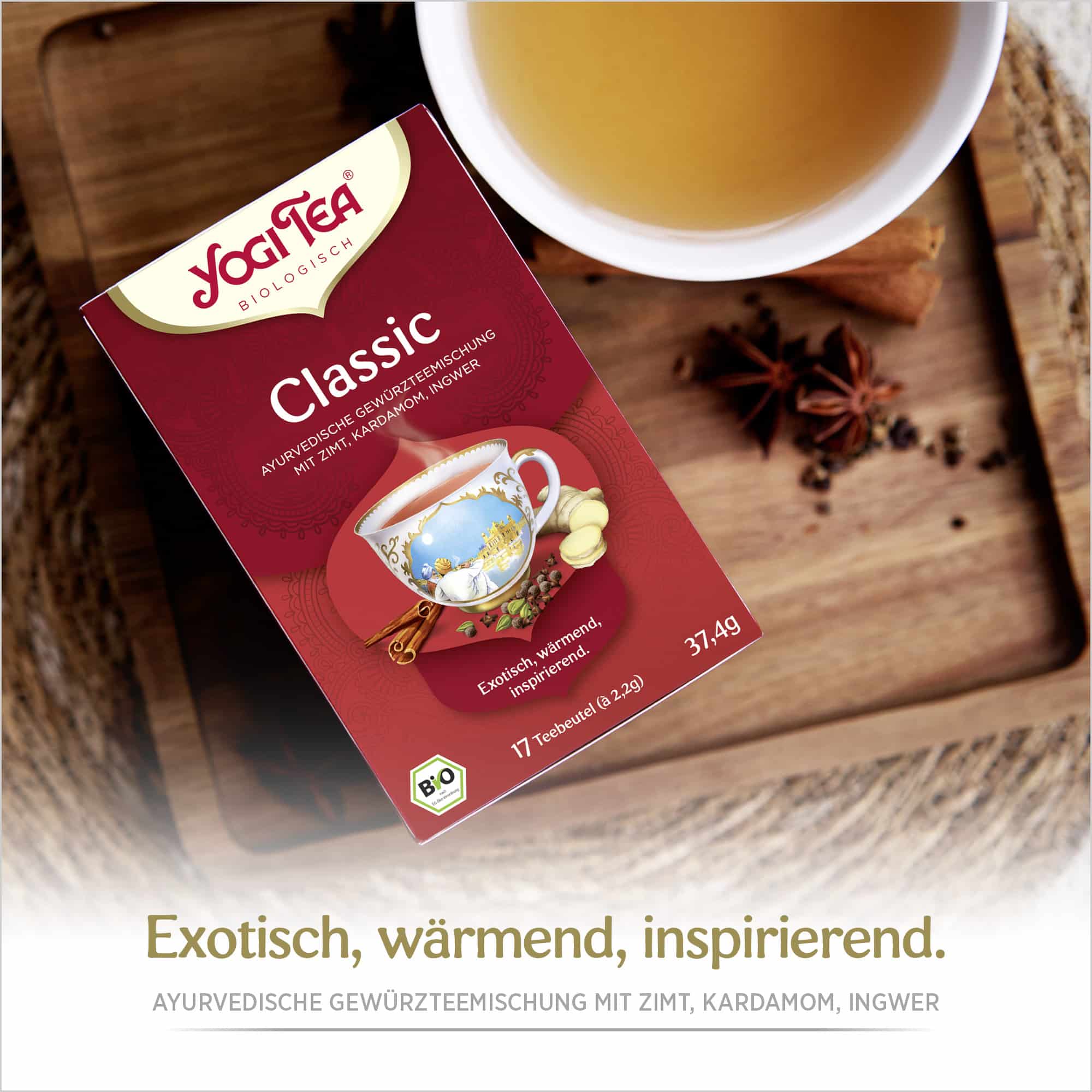 BIO YOGI TEA Classic Chai | 17 x 2,2g