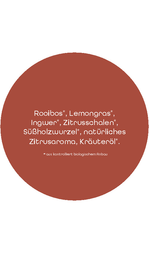 BIO Rooibostee Ingwer und Lemon | 1 kg