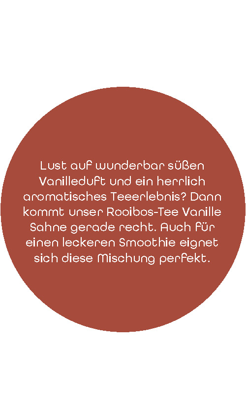 BIO Rooibos Vanille-Sahne | 100g