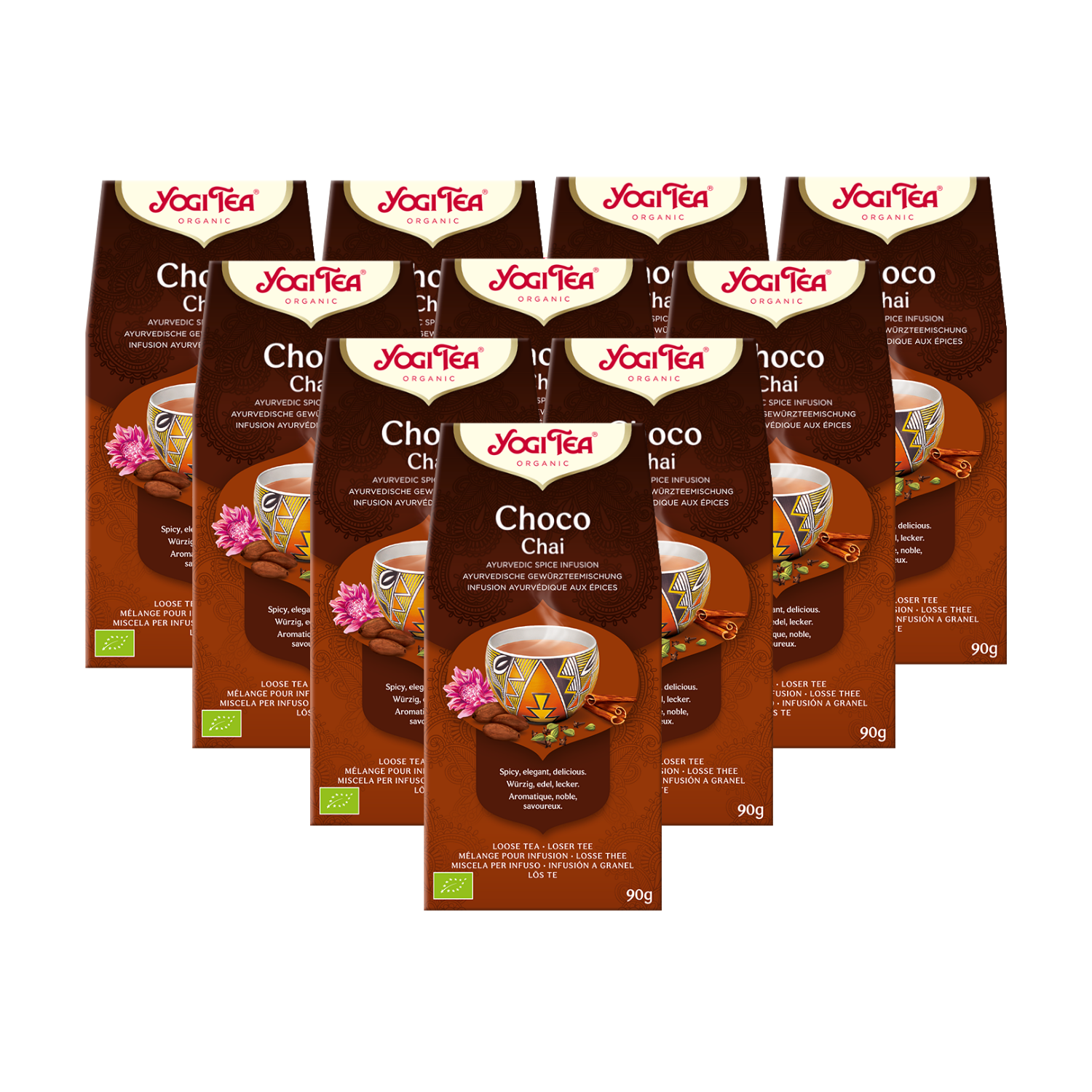 10 x BIO YOGI TEA Choco Chai | 10 x 90 g lose