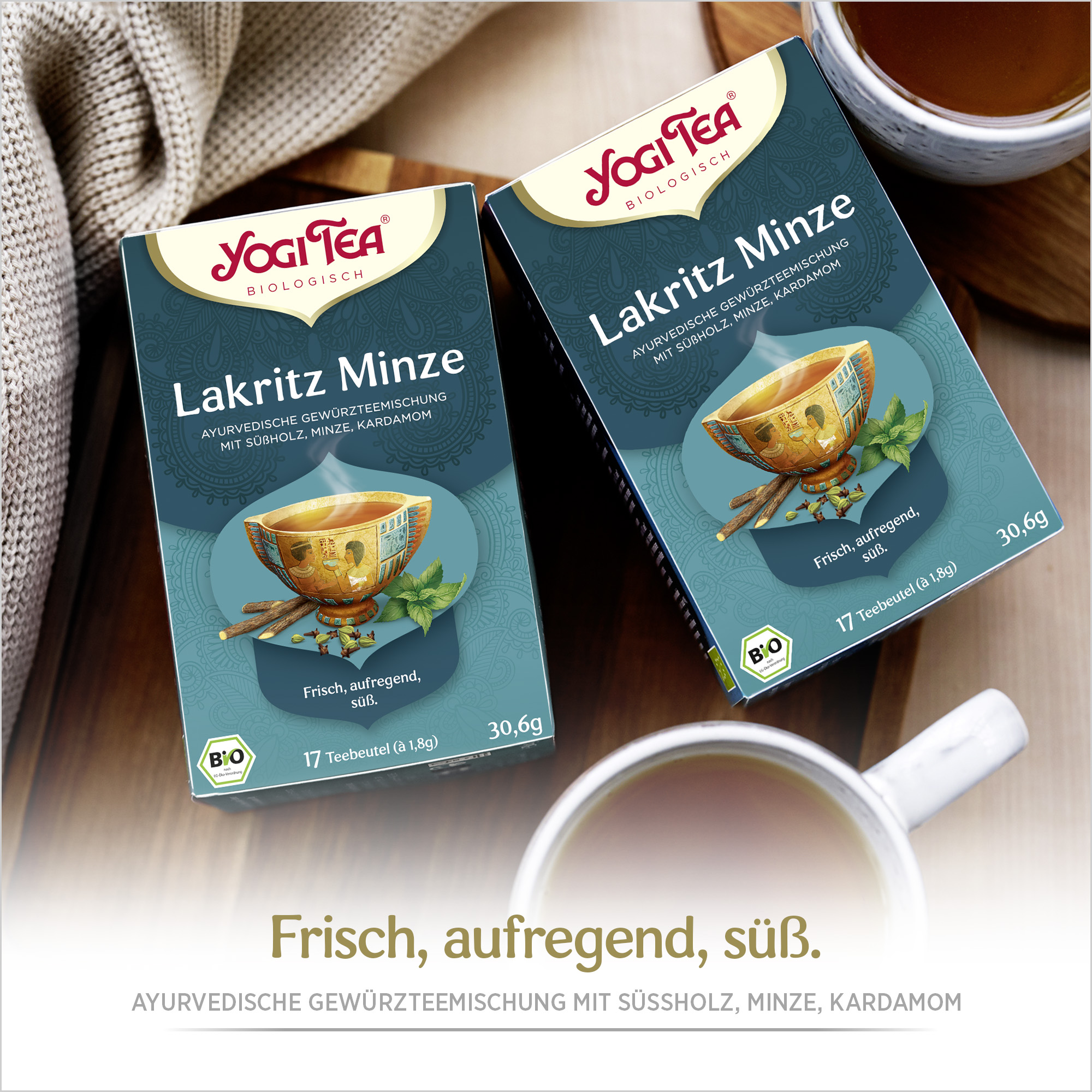 10 x BIO YOGI TEA Lakritz Minze | 10 x 30,6g