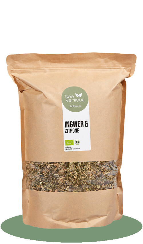 BIO Grüner Tee Ingwer & Zitrone | 1kg