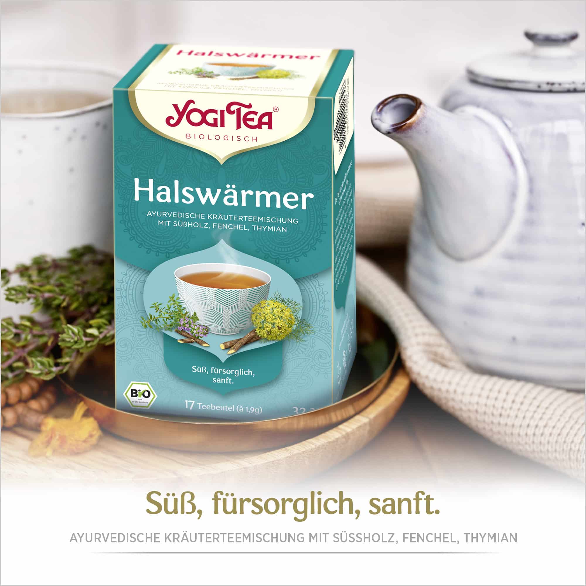 10 x BIO YOGI TEA Halswärmer | 10 x 30,6g
