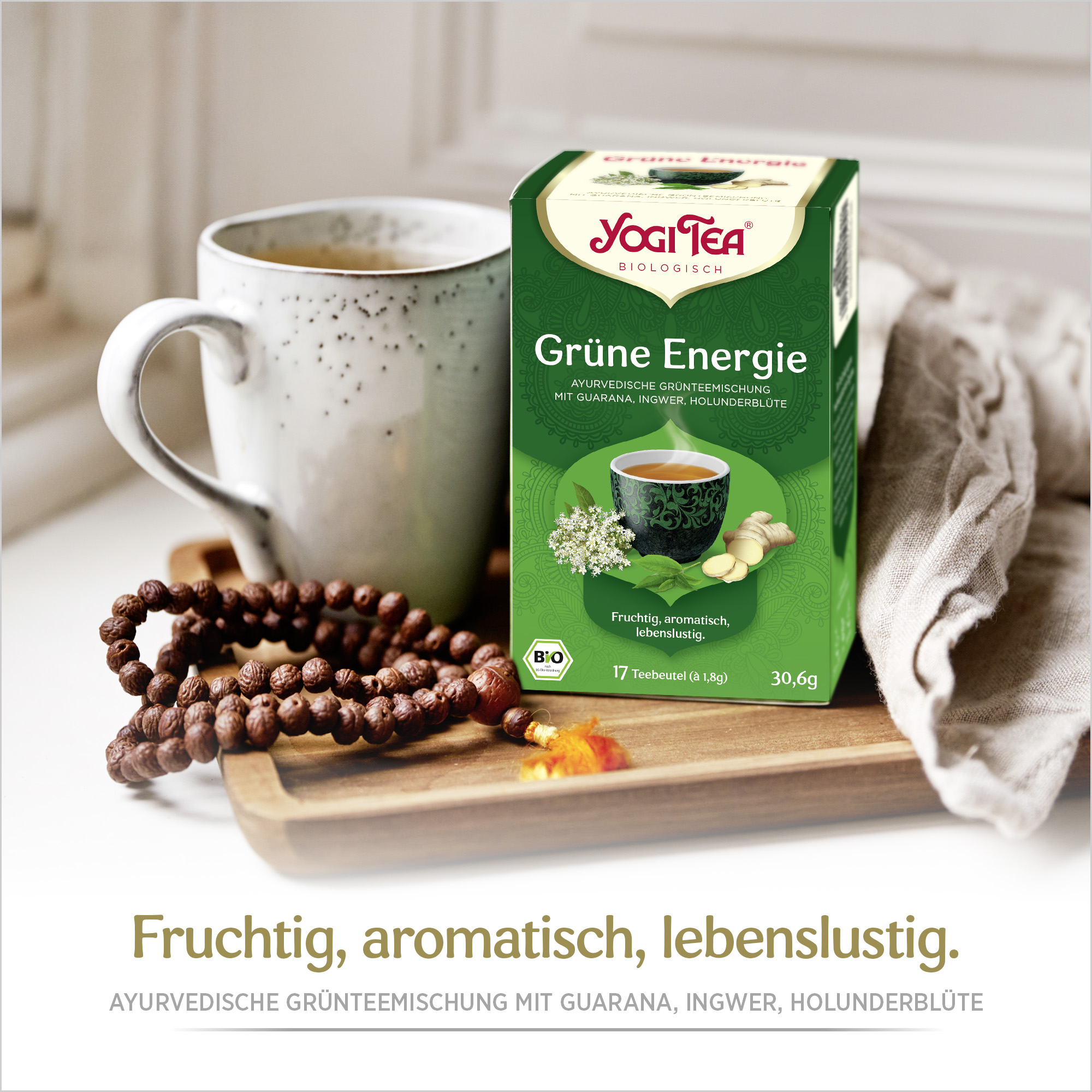 10 x BIO YOGI TEA Grüne Energie | 10 x 30,6g