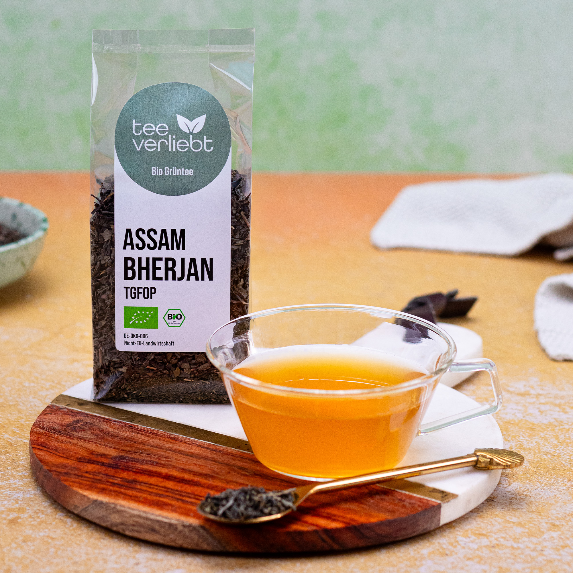 BIO Assam Bherjan TGFOP Grüntee | 90g