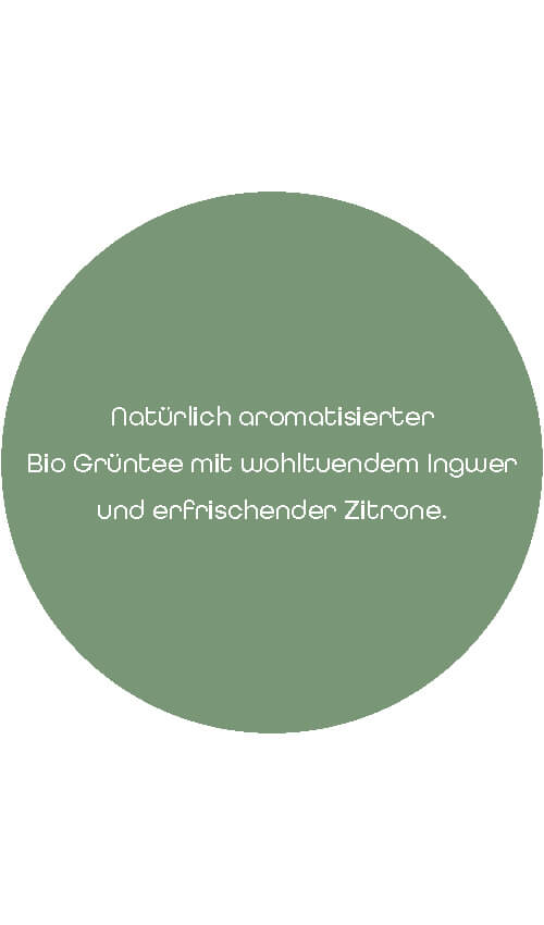 BIO Grüner Tee Ingwer & Zitrone | 1kg