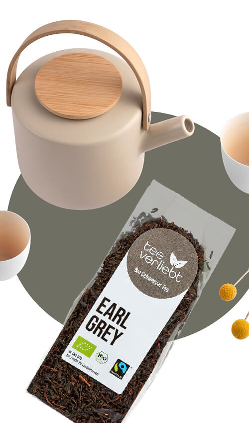 BIO & FairTrade Schwarzer Tee Earl Grey | 1 kg