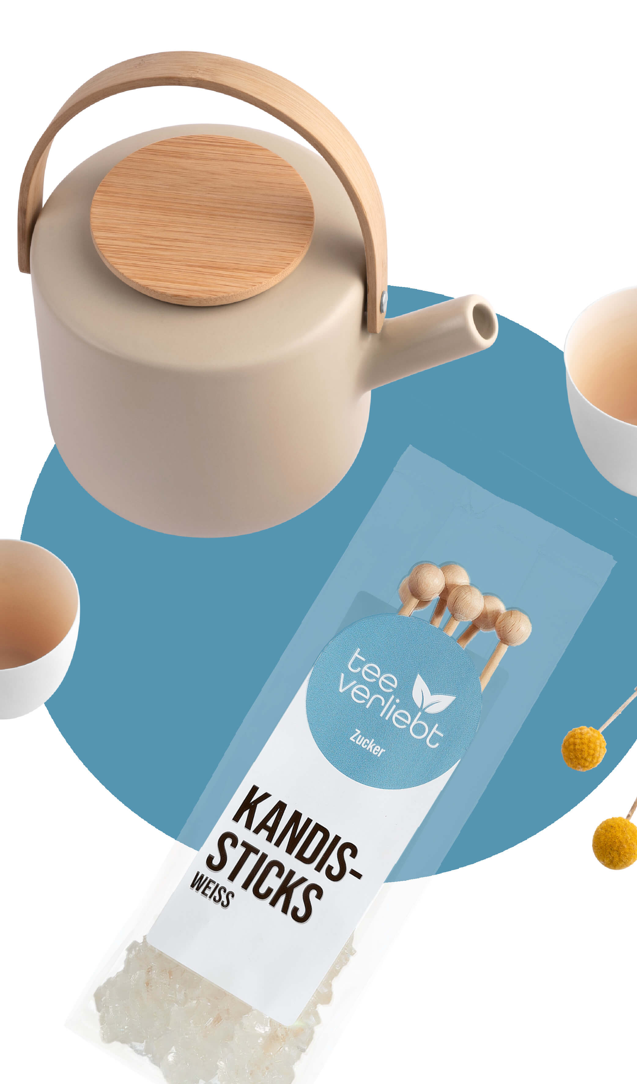 Kandissticks | weiß | 5 Stk