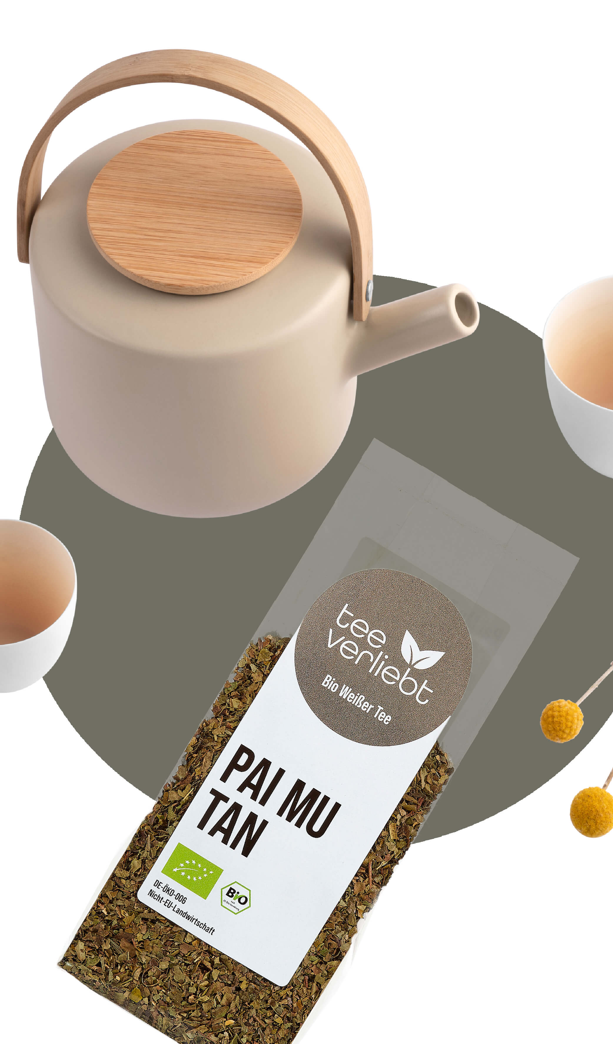 BIO Weißer Tee Pai Mu Tan Cut | 75 g