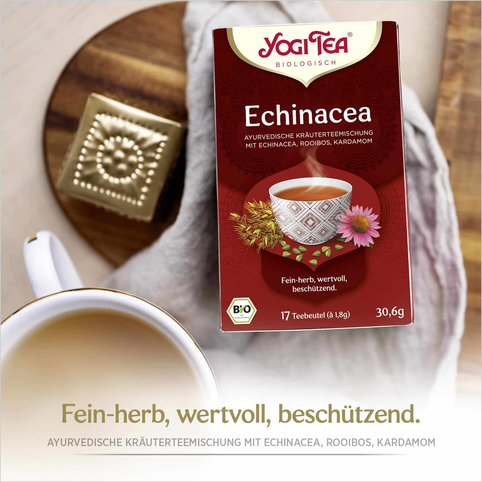 10 x BIO YOGI TEA Echinacea | 10 x 30,6g