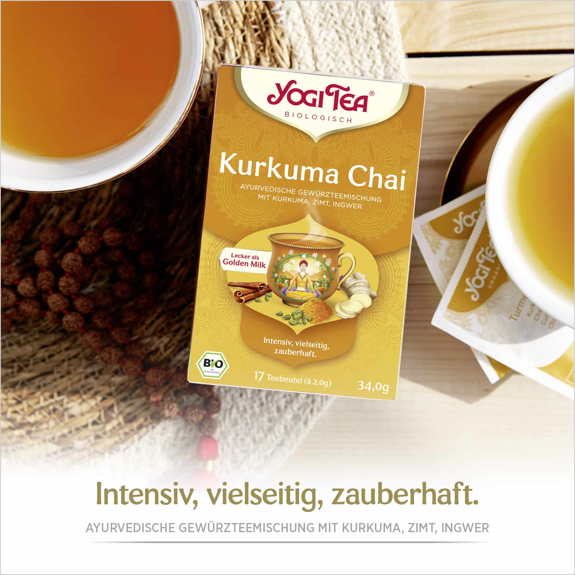 10 x BIO YOGI TEA Kurkuma Chai | 10 x 34g