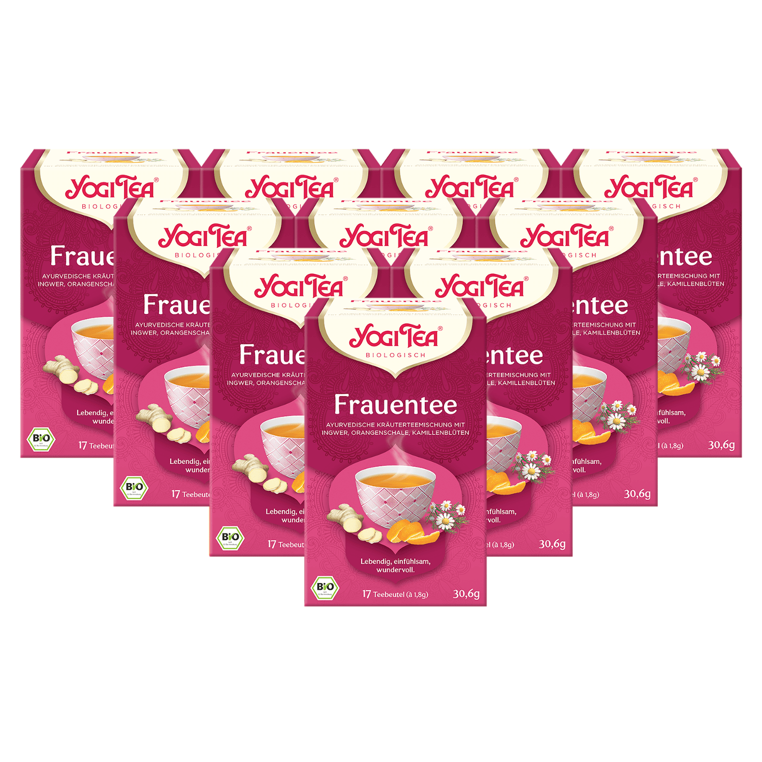 10 x BIO YOGI TEA Frauentee | 10 x 30,6g