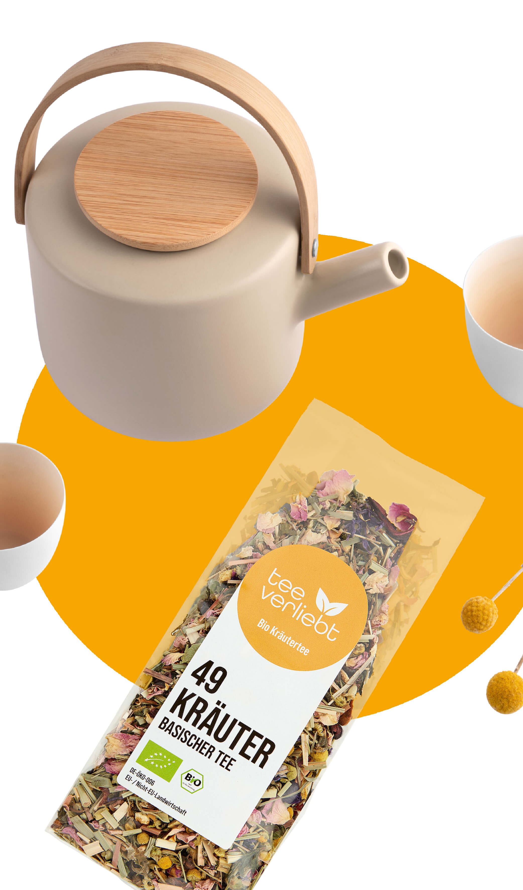BIO Basischer Kräutertee 49 Kräuter | 90g